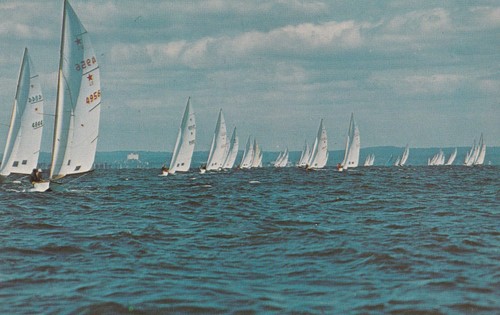 Postcard star boats racing - *postcard-"star,