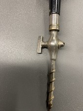 Antique Champagne tap with ebonised handle