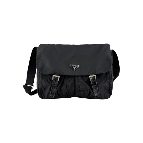 Prada black vela - vela, buckle