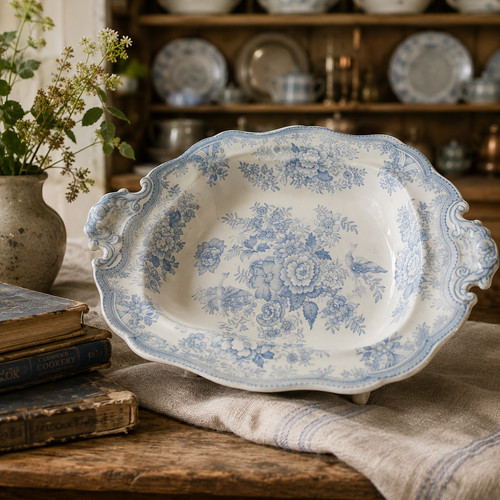 Victorian blue white - victorian,