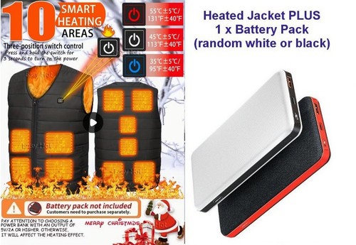 Heated vest gilet jacket - heated,