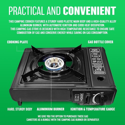 Portable gas cooker stove - gas,