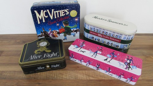 Vintage modern tins after - vintage, tins: