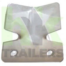 Towbar bumper protector plate, STAINLESS STEEL, Tow Hitch, Trailer, Tow-Tekta