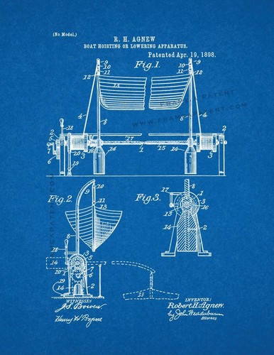 Boat hoisting lowering - boat, or