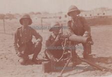 WW1 Photo postcard Soldiers Middlesex regiment with Vickers machine gun