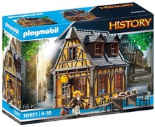 Playmobil History Set 70957  Yellow Medieval Historic House NEW Boxed