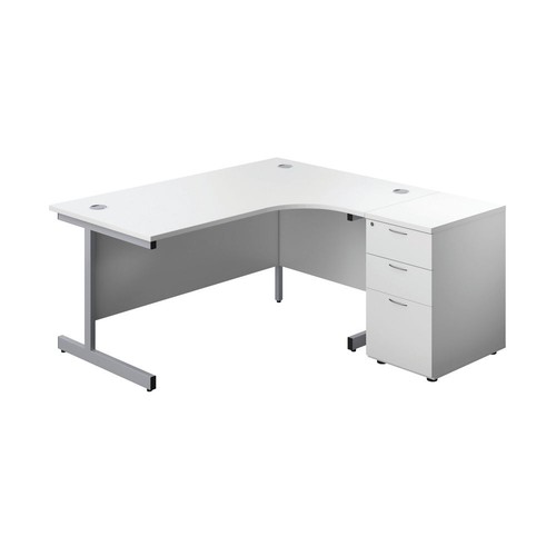 First right hand radial desk - radial,