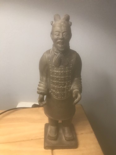 Terracotta warrior statue - terracotta,