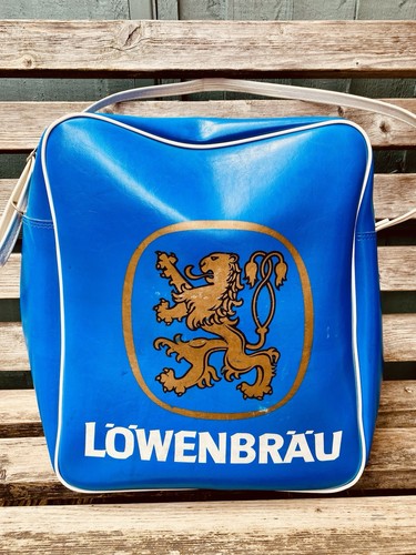 Blue vintage lowenbrau - blue,