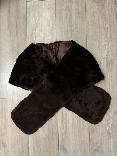 Vintage brown muskrat mink - vintage,