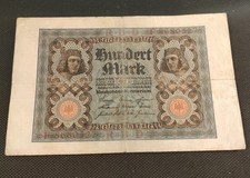 Vintage German Banknote. 100
