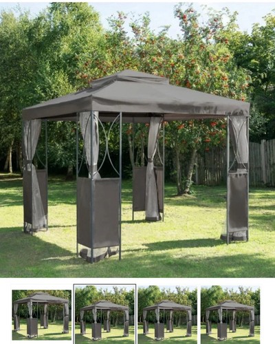 Metal framed luxury gazebo - luxury,