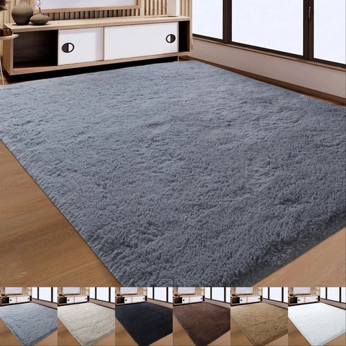 Thick modern shaggy rugs large - rugs,