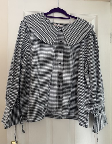 Gingham pie collar - tu,