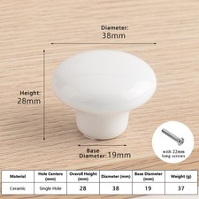 Round Ceramic Door Knobs