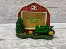 John Deere Barn Photo Frame3D Tractor Vintage Enesco 2000 Xmas Tree