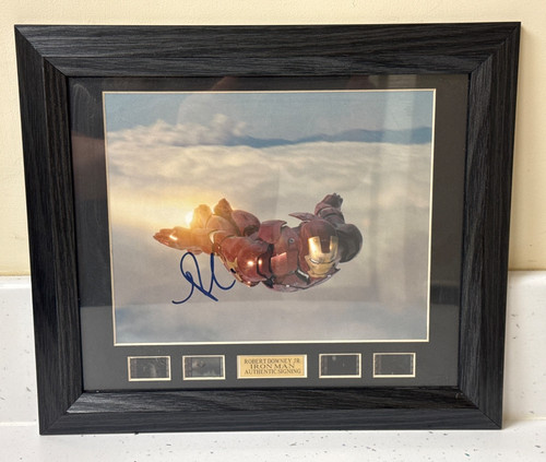 Robert downey signed iron - downey,