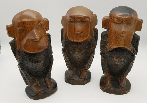 Vintage set three - wise, monkeys