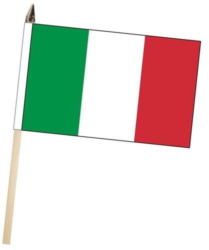 Italy large hand flag - hand, with