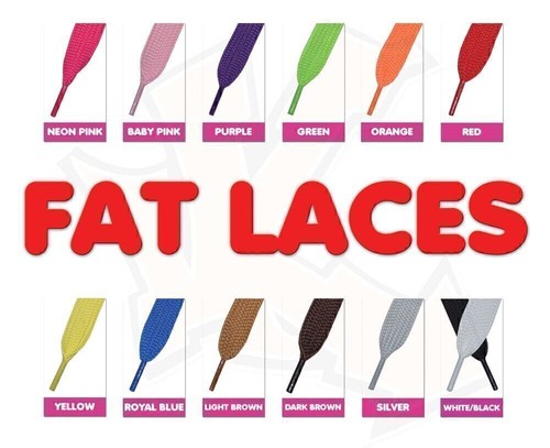 Super fat shoelaces colour - shoelaces,