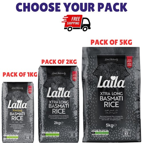 Laila xtra long basmati - long, rice