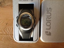 New - LORUS SPORTS Digital Chronograph Watch - Quartz