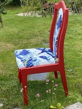 Oriental Red and Blue Velvet