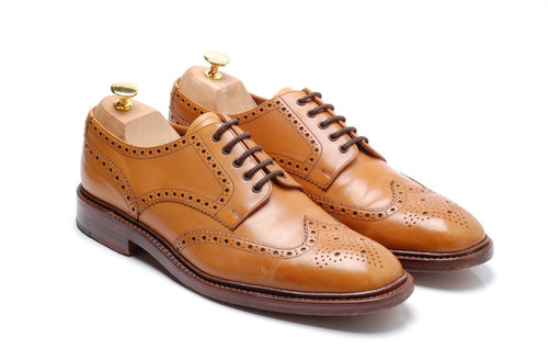 Loake 1880 brogues shoes - shoes, tan