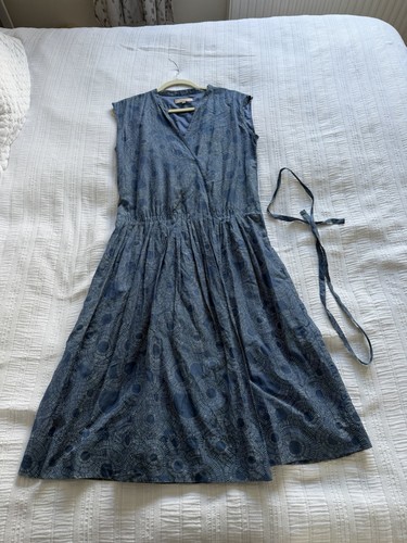 Kew blue patterned silk cotton - kew,