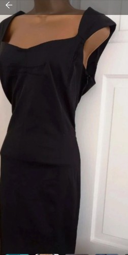 Black style wiggle dress - black,