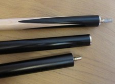 Woods Maple and Ebony 3/4 Snooker Cue