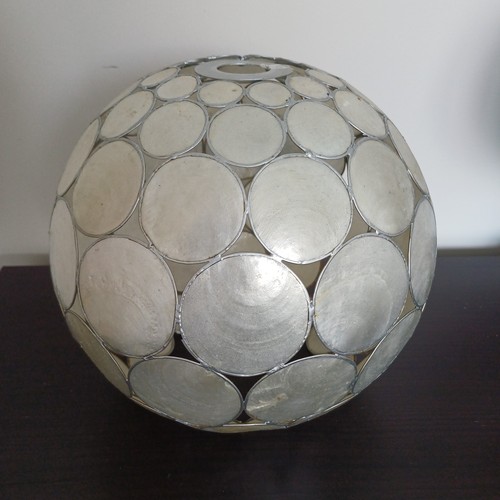 Capiz shell light shade sphere - capiz,