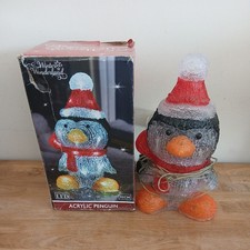 Acrylic Christmas Penguin From