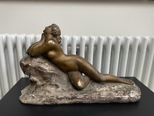 French art deco plaster figurine