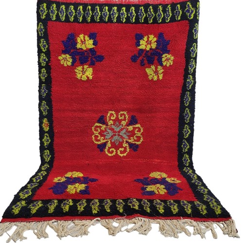 Vintage handmade red moroccan - vintage,