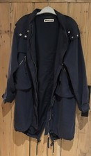 WHISTLES Navy Parka Relaxed