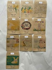 Wildflower Seed EASTER Favours Packets  PERSONALISED Vintage favour 5 x 10 x 20