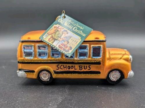 Old world christmas school - world, bus