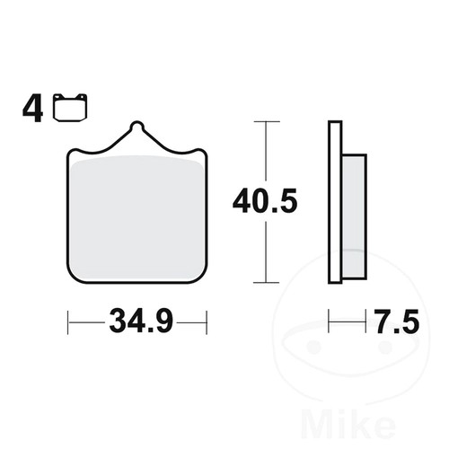 Trw brake pads - brake, carbon