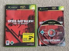 Steel Battalion Line Of Combat Microsoft Xbox Original Boxed Manual Very Good