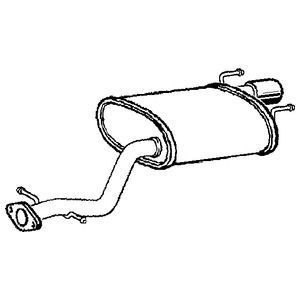 Klarius rear exhaust tail - rear,