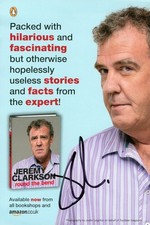 Jeremy Clarkson Signed Book Page Paper The Grand Tour Top Gear Autograph + COA