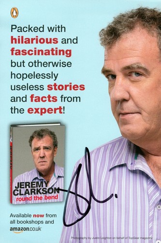 Jeremy clarkson signed - clarkson, book