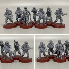 7 REBEL TROOPERS STAR WARS LEGION EXPANSION REBELLION REBELS MINIATURES