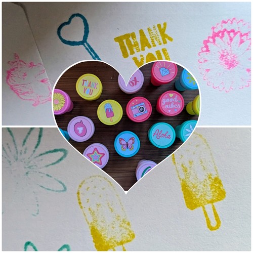 Self inking ink stamps fun - ink,