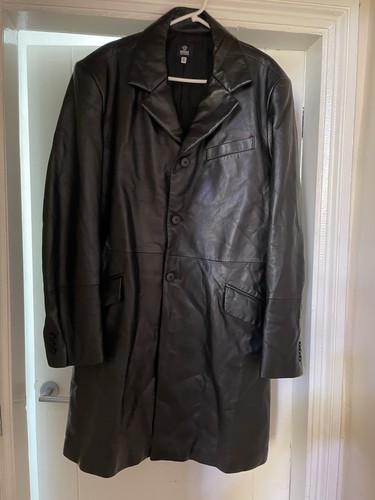 Versace leather jacket size - leather,