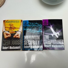 Robert Muchamore CHERUB series book bundle mad dogs max security sleepwalker 3 9