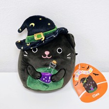 Squishmallows Cleo The Black Cat With Witch Hat 5" BNWT US Import Halloween
