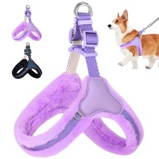 Step-in Plush Dog Harness Soft